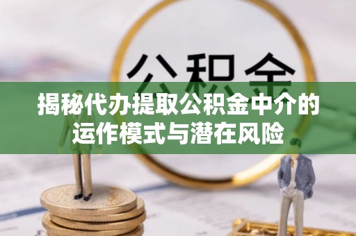 岑巩揭秘代办提取公积金中介的运作模式与潜在风险