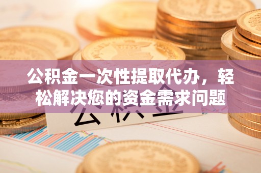 岑巩公积金一次性提取代办，轻松解决您的资金需求问题