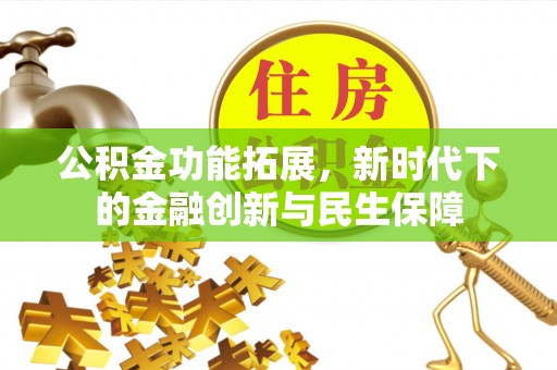 岑巩公积金功能拓展，新时代下的金融创新与民生保障