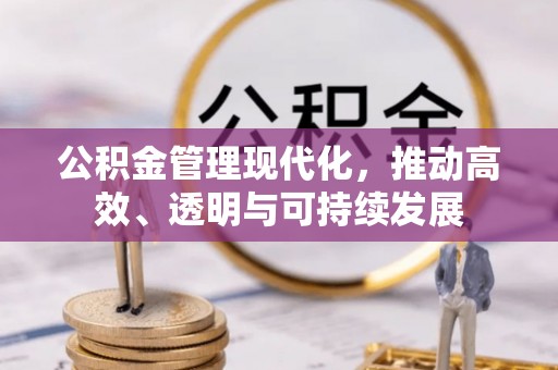 岑巩公积金管理现代化，推动高效、透明与可持续发展