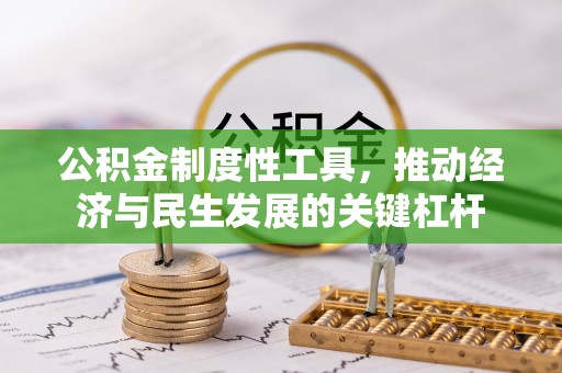 岑巩公积金制度性工具，推动经济与民生发展的关键杠杆