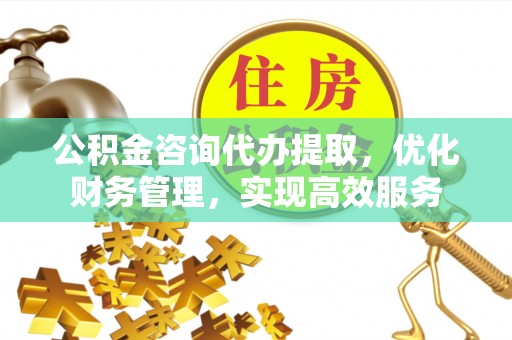 岑巩公积金咨询代办提取，优化财务管理，实现高效服务