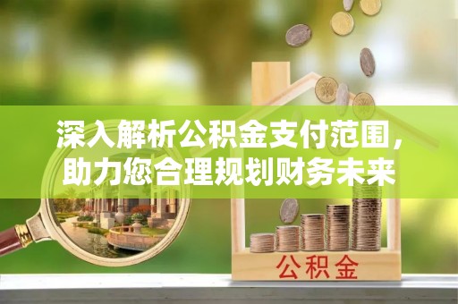 岑巩深入解析公积金支付范围，助力您合理规划财务未来