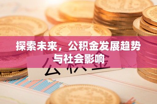 岑巩探索未来，公积金发展趋势与社会影响