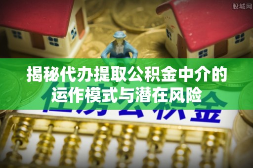 岑巩揭秘代办提取公积金中介的运作模式与潜在风险