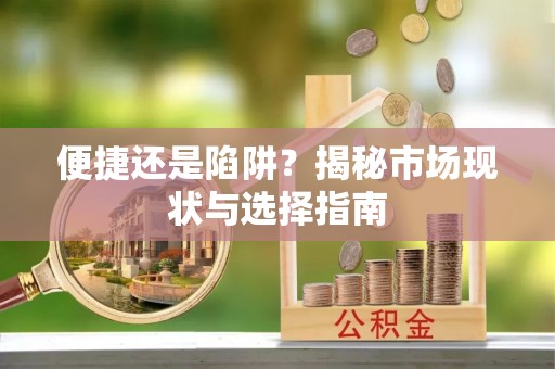 岑巩便捷还是陷阱？揭秘市场现状与选择指南