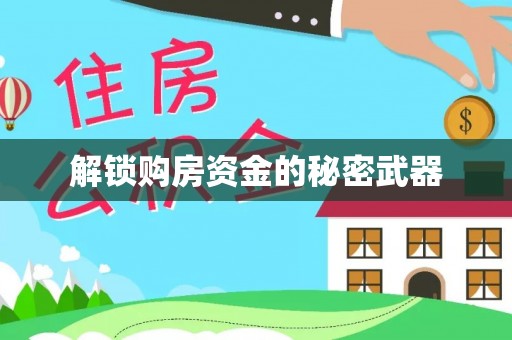 岑巩解锁购房资金的秘密武器