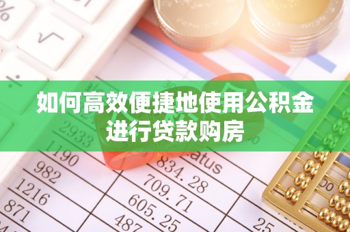 岑巩如何高效便捷地使用公积金进行贷款购房