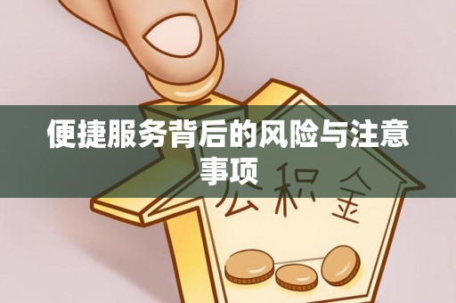 岑巩便捷服务背后的风险与注意事项